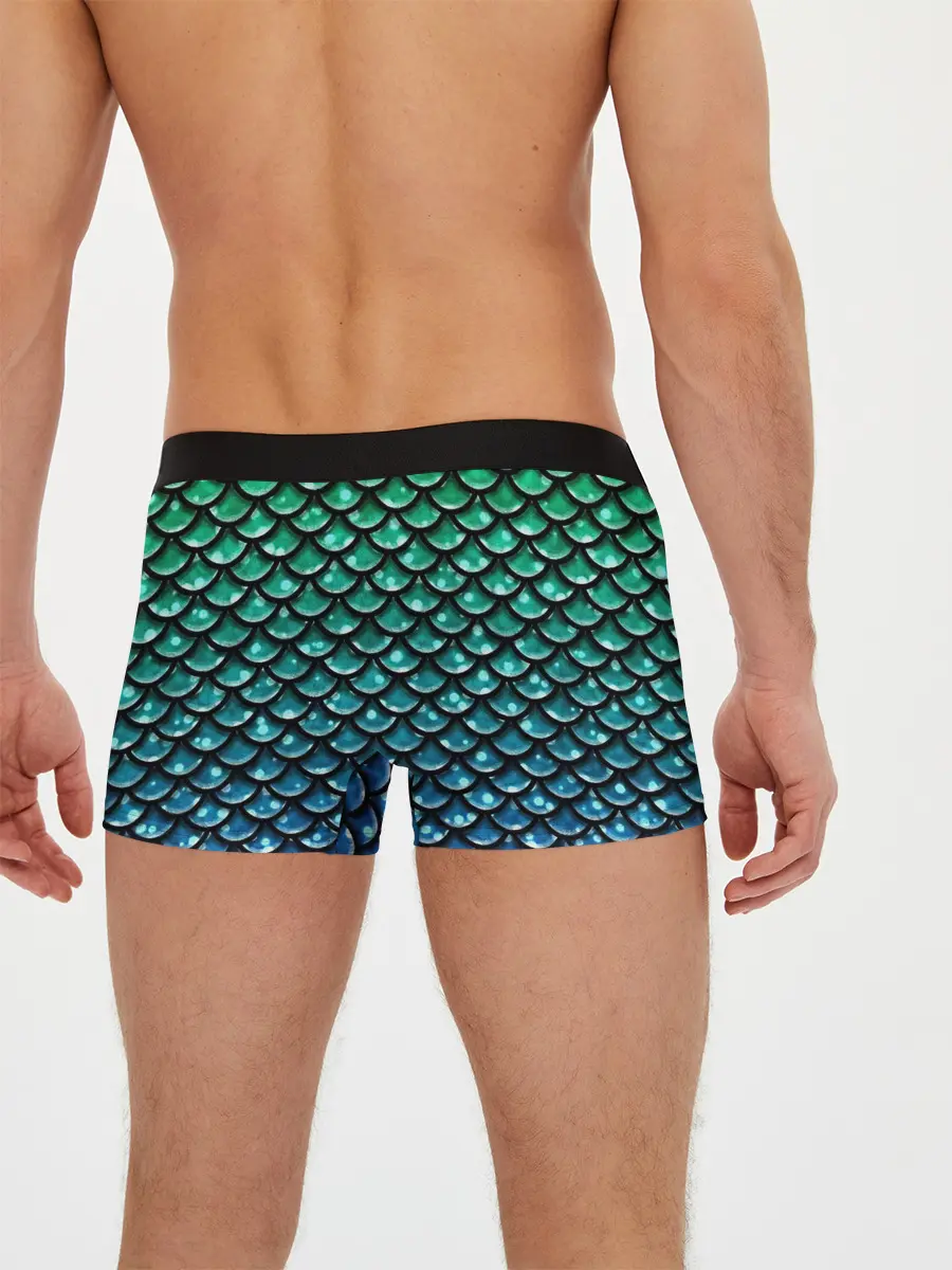 Мужские трусы боксеры / Змеиная кожа