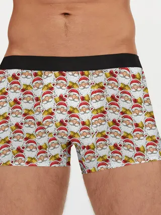 Мужские трусы боксеры / Дед Мороз