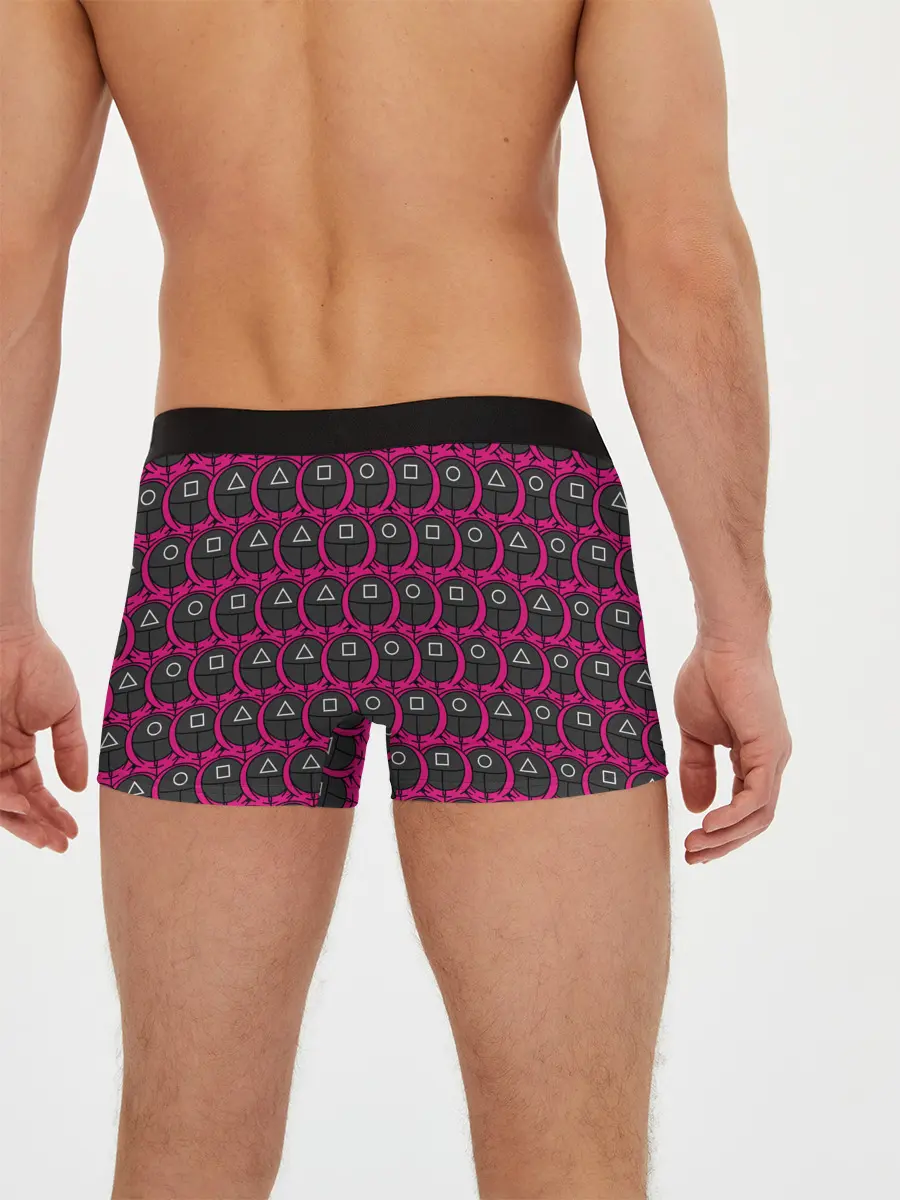 Мужские трусы боксеры / ИГРА В КАЛЬМАРА, МНОГО СТРАЖНИКОВ