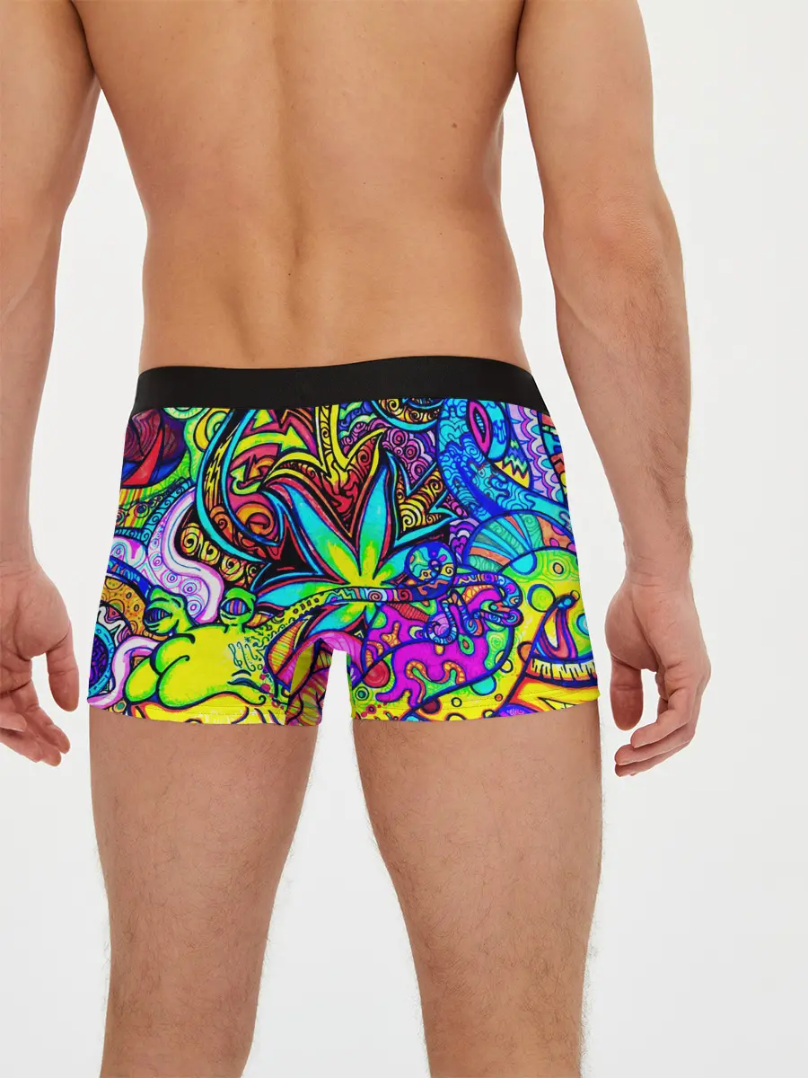 Мужские трусы боксеры / PSY ABSTRACTION