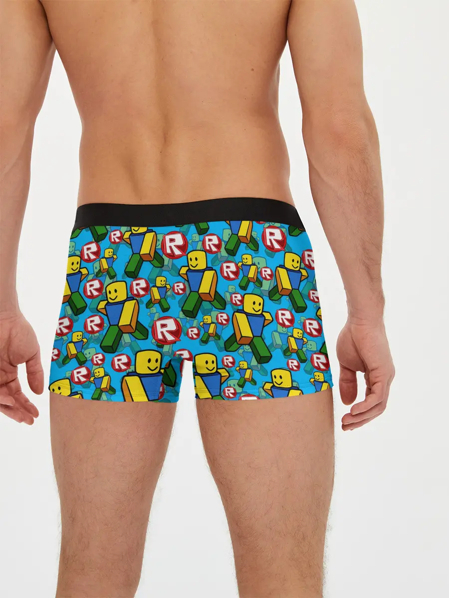 Мужские трусы боксеры / ROBLOX / РОБЛОКС / NOOB / НУБ