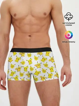 Мужские трусы боксеры / ПИКАЧУ