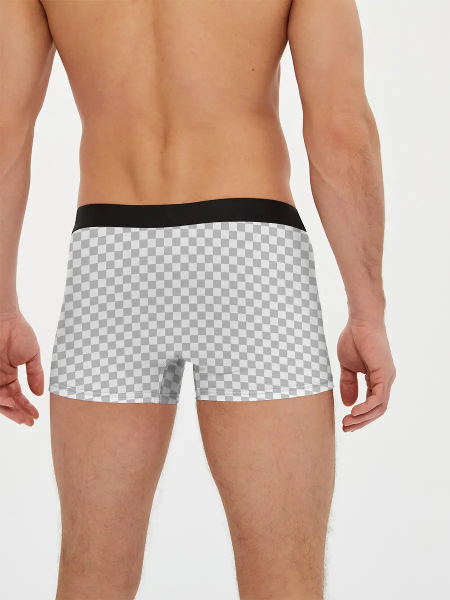 Мужские трусы боксеры / Прозрачность