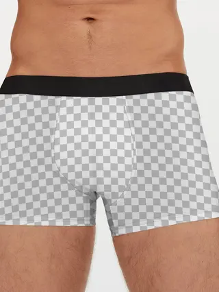 Мужские трусы боксеры / Прозрачность
