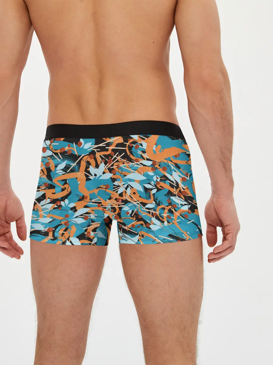 Мужские трусы боксеры / Яркие линии