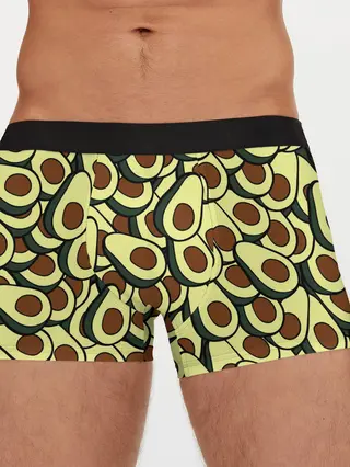 Мужские трусы боксеры / Авокадо