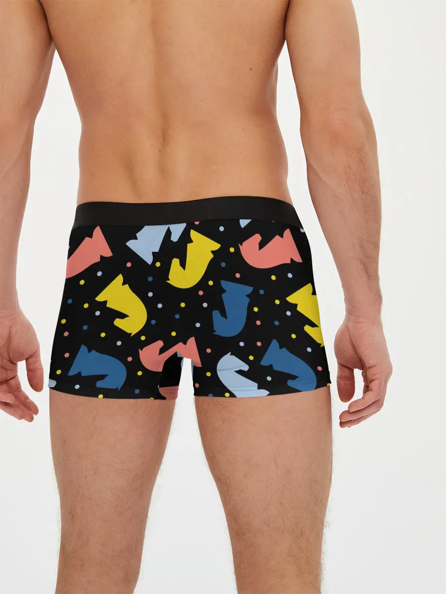 Мужские трусы боксеры / Шахматные фигуры цветные