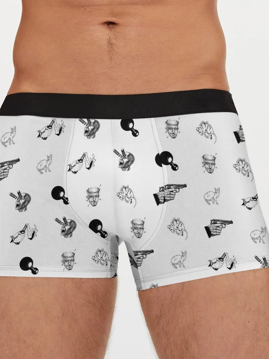 Мужские трусы боксеры / Кровосток | Паттерн