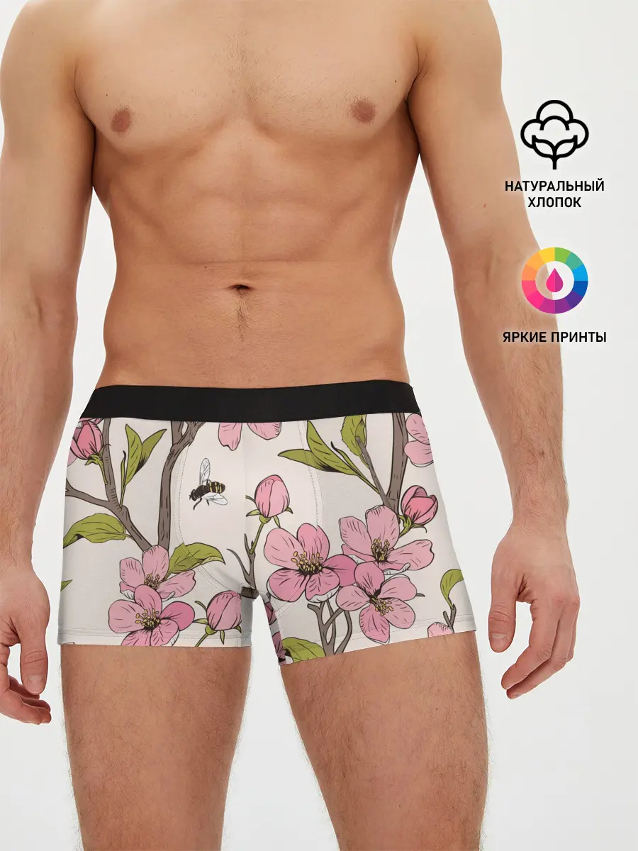 Мужские трусы боксеры / САКУРА | SAKURA