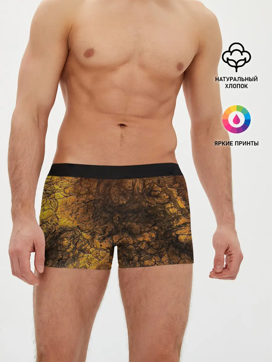 Мужские трусы боксеры / Абстрактный узор текстура