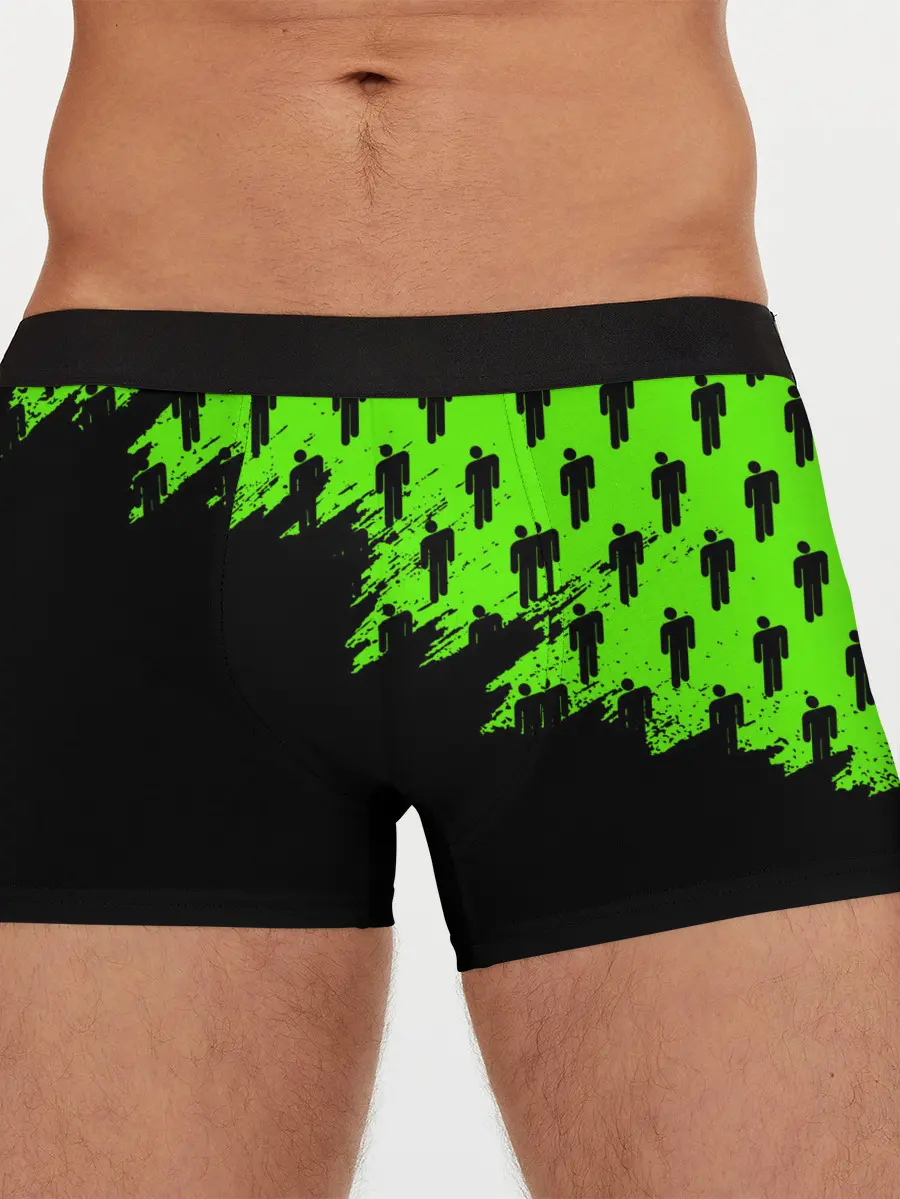 Мужские трусы боксеры / BILLIE EILISH / БИЛЛИ АЙЛИШ