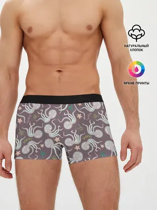 Мужские трусы боксеры / Осьминоги