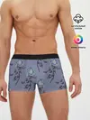 Мужские трусы боксеры / Голубые розы