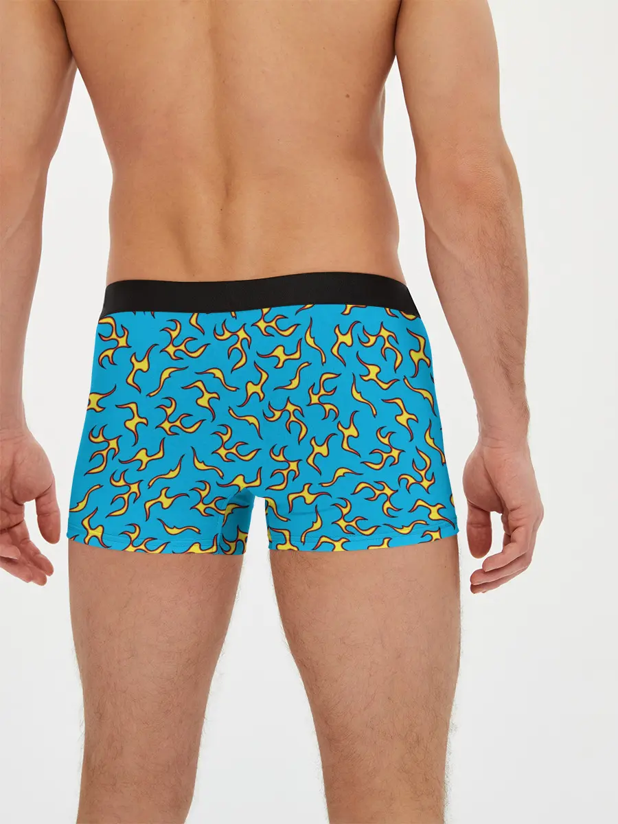 Мужские трусы боксеры / ОГОНЬ / УЗОР / FIRE