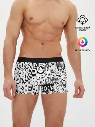 Мужские трусы боксеры / Rock