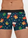 Мужские трусы боксеры / Новогодний, рождественский узор