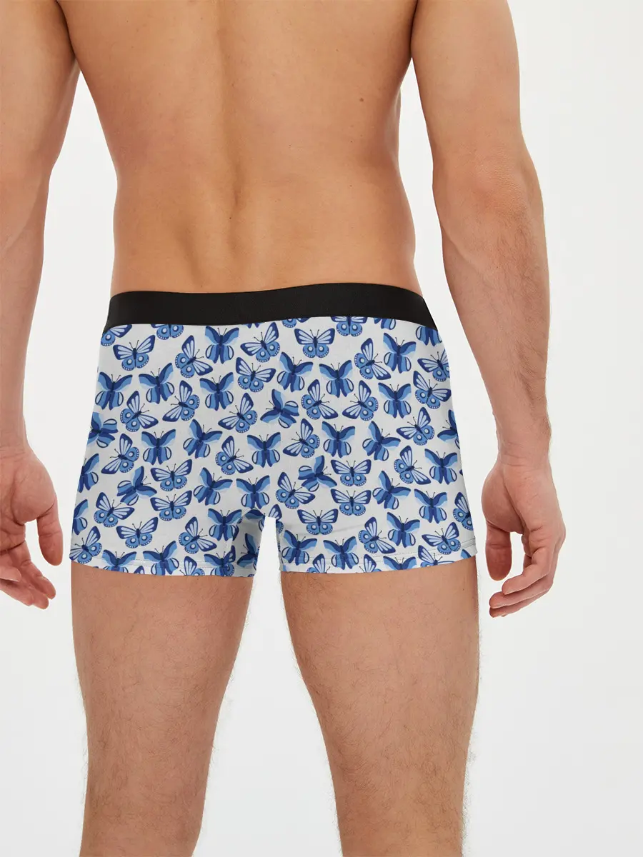 Мужские трусы боксеры / Бабочки / Butterflies