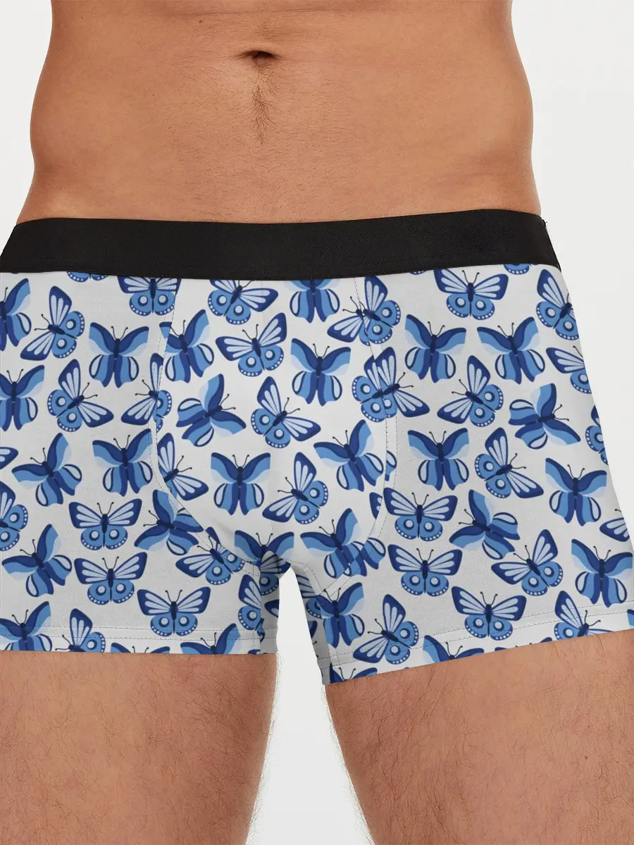 Мужские трусы боксеры / Бабочки / Butterflies