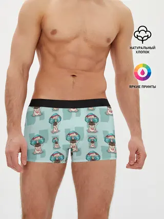 Мужские трусы боксеры / Крутой песик