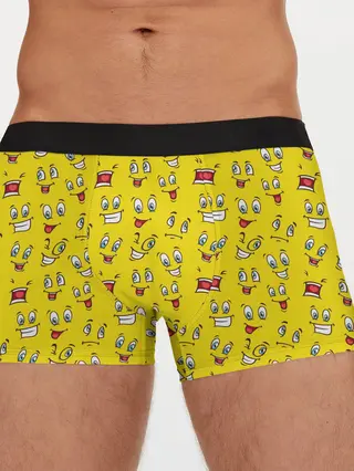 Мужские трусы боксеры / Забавные Лица