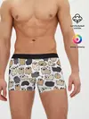 Мужские трусы боксеры / Милые мопсы
