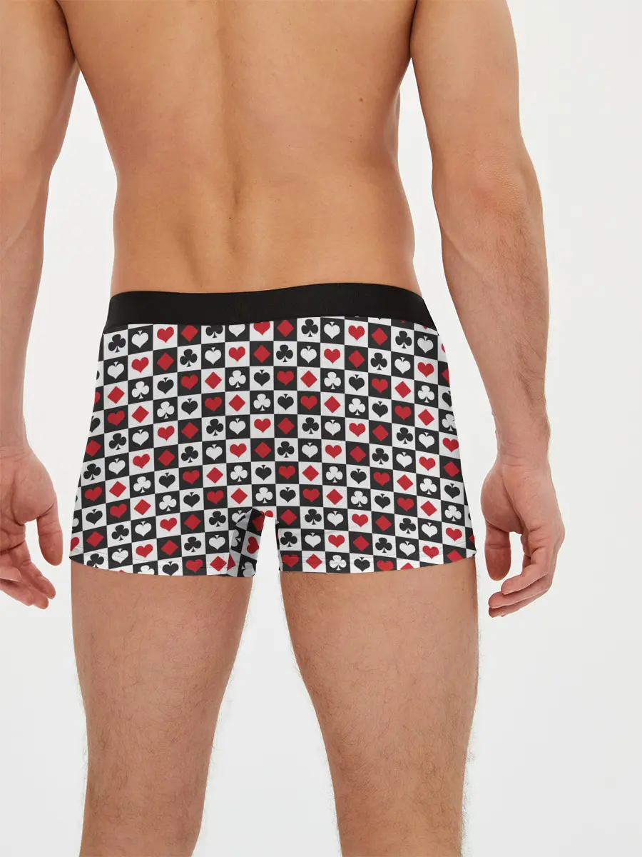 Мужские трусы боксеры / SODA LUV | КАРТОЧНЫЕ МАСТИ