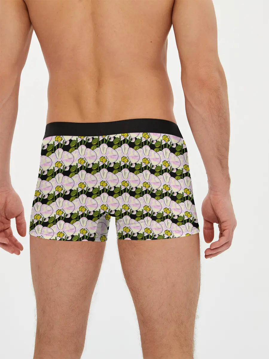 Мужские трусы боксеры / Заросли орхидей