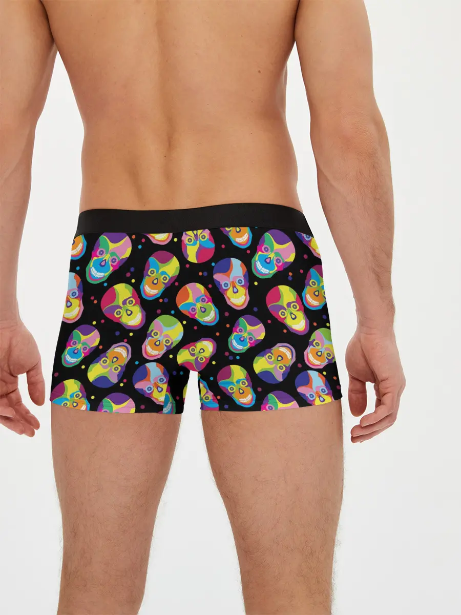 Мужские трусы боксеры / Мексиканские черепа