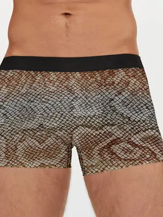 Мужские трусы боксеры / Snake skin