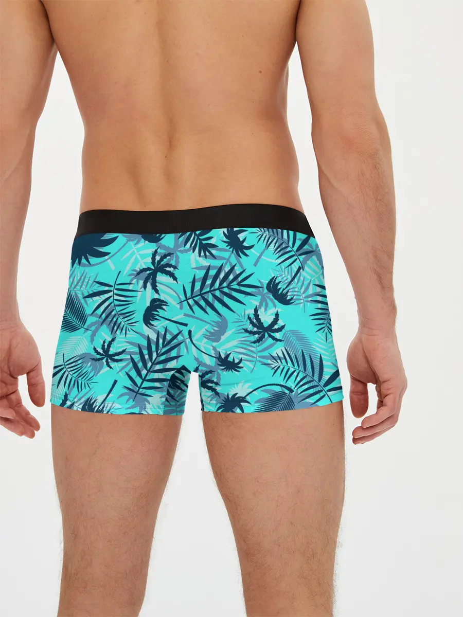 Мужские трусы боксеры / ТРОПИЧЕСКИЕ ПАЛЬМЫ.