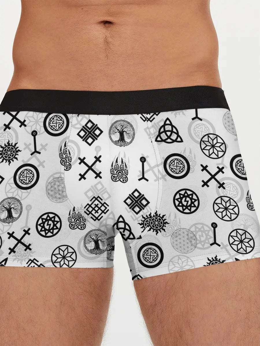 Мужские трусы боксеры / СЛАВЯНСКИЕ РУНЫ