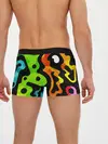 Мужские трусы боксеры / Разноцветные Кляксы Фигуры