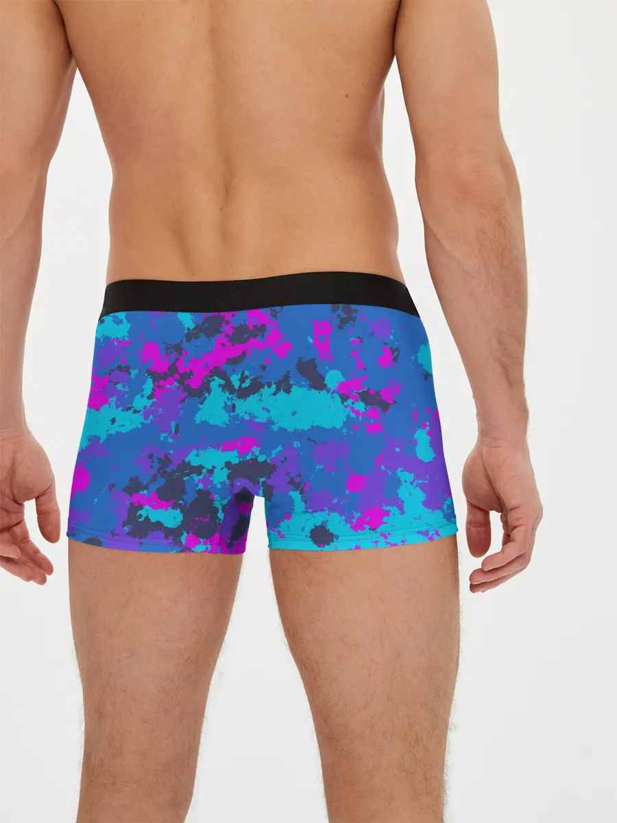 Мужские трусы боксеры / Неоновые краски