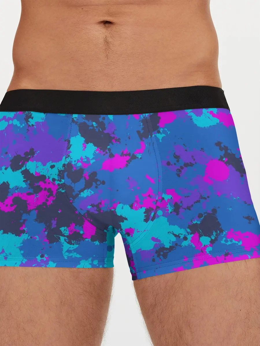 Мужские трусы боксеры / Неоновые краски