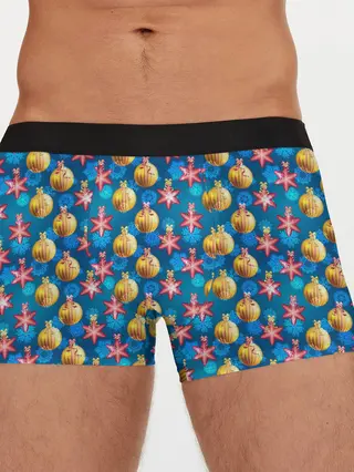 Мужские трусы боксеры / Новогодние Украшения