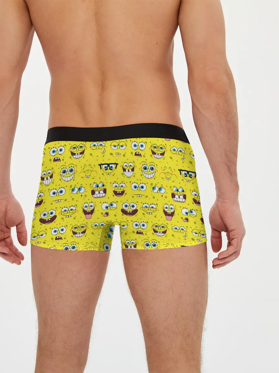 Мужские трусы боксеры / Губка Боб паттерн