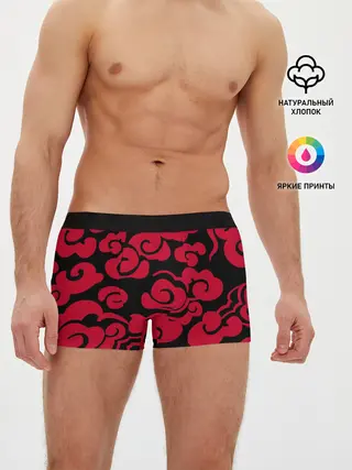 Мужские трусы боксеры / Красное облако