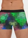 Мужские трусы боксеры / Разноцветный геометрический уз