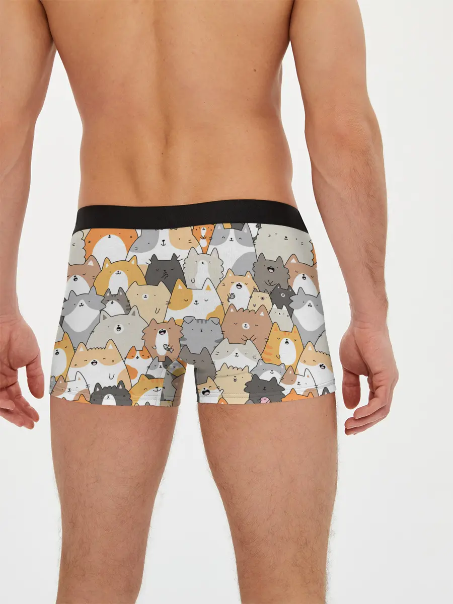Мужские трусы боксеры / Кошачья стая