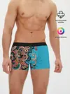 Мужские трусы боксеры / Цветочная фантазия