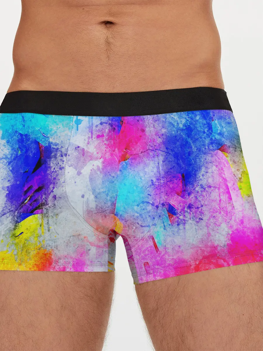 Мужские трусы боксеры / НЕОНОВЫЕ ПОТЕРТОСТИ