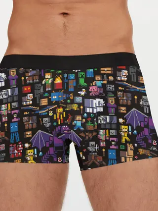 Мужские трусы боксеры / MINECRAFT | МАЙНКРАФТ