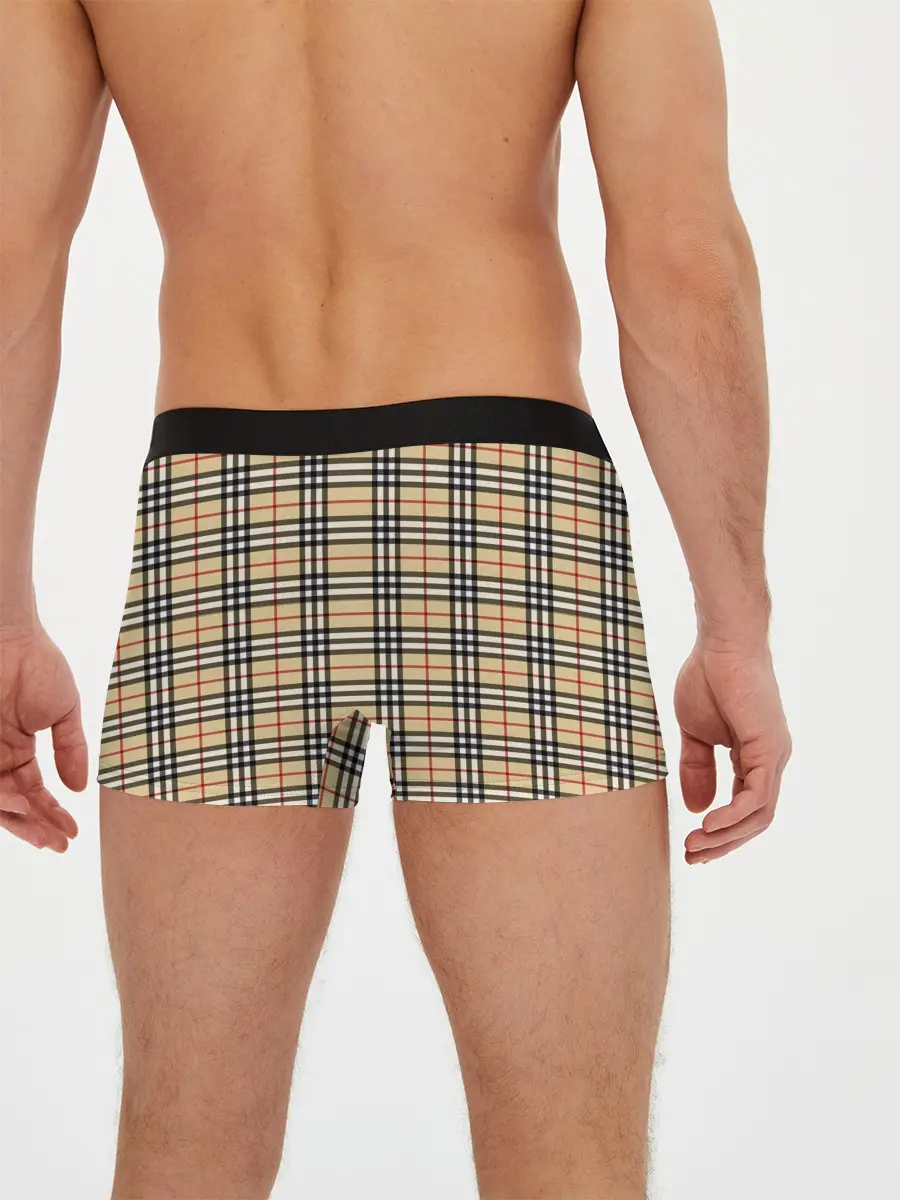 Мужские трусы боксеры / The Gentlemen Beige