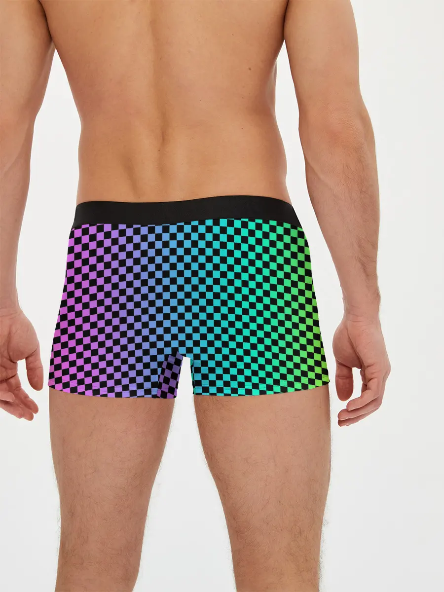 Мужские трусы боксеры / Checkerboard Color