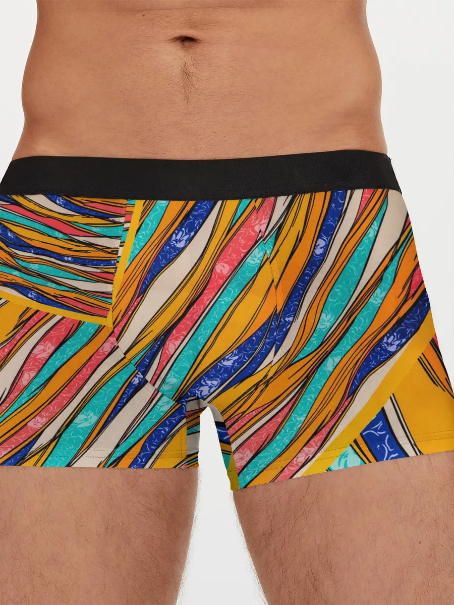 Мужские трусы боксеры / Абстрактное течение