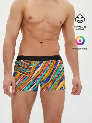 Мужские трусы боксеры / Абстрактное течение