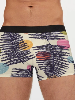 Мужские трусы боксеры / Тропики паттерн