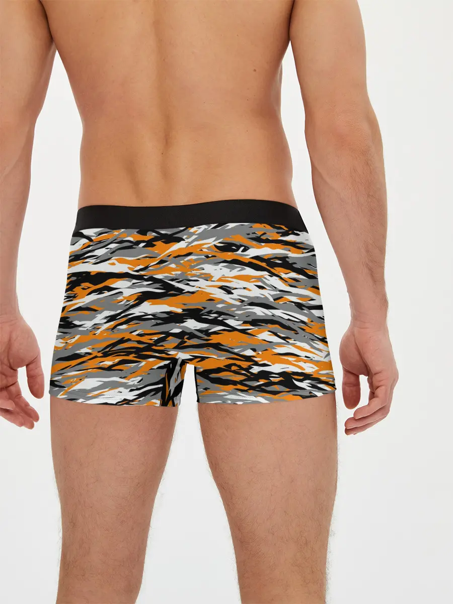 Мужские трусы боксеры / Тигровый камуфляж