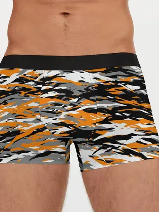 Мужские трусы боксеры / Тигровый камуфляж