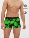 Мужские трусы боксеры / Зеленые Кляксы